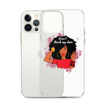 Load image into Gallery viewer, Don’t Touch My Hair iPhone Case