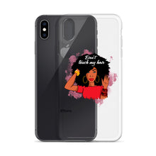 Load image into Gallery viewer, Don’t Touch My Hair iPhone Case
