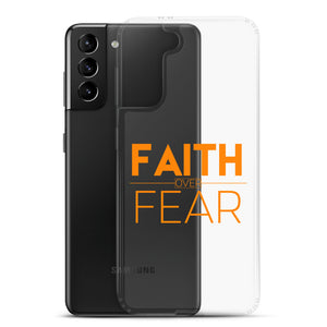 Faith Over Fear Samsung Case